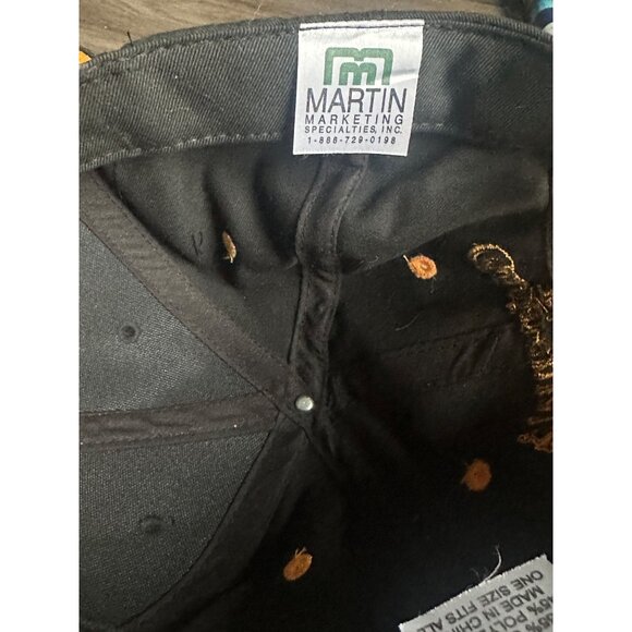 Continental Tire Yellow & Black Mesh Trucker Hat  Horse logo Adjustable Cap - Picture 3 of 10